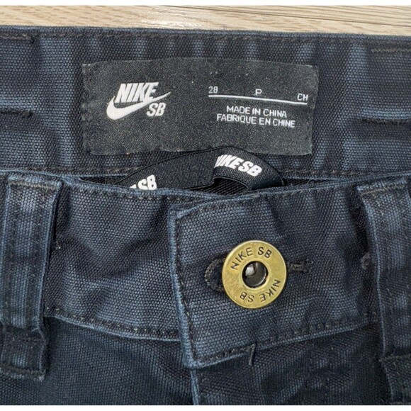 Nike SB Pants Mens 28x30 Skateboarding Cotton Stretch Black Outdoor Casual - Picture 3 of 7